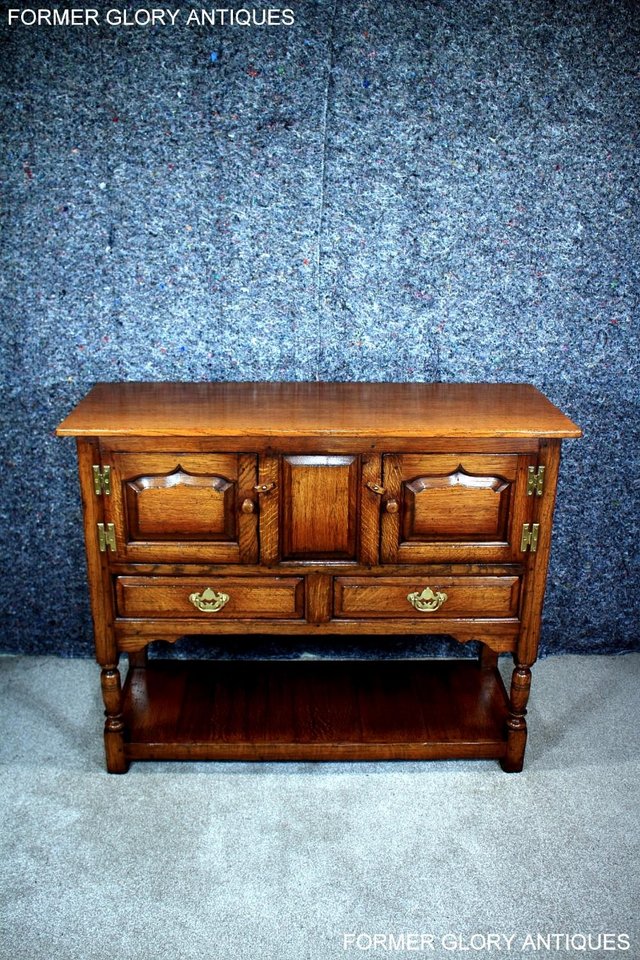 Image 11 of TITCHMARSH AND GOODWIN HALL CREDENCE CABINET SIDEBOARD