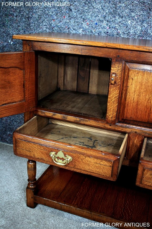 Image 19 of TITCHMARSH AND GOODWIN HALL CREDENCE CABINET SIDEBOARD