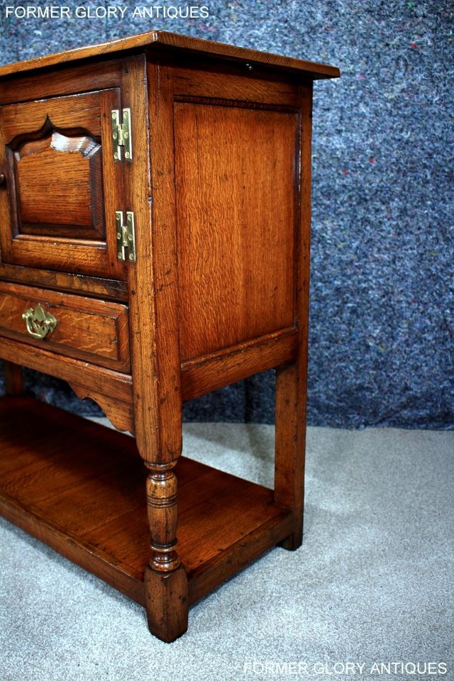 Image 23 of TITCHMARSH AND GOODWIN HALL CREDENCE CABINET SIDEBOARD