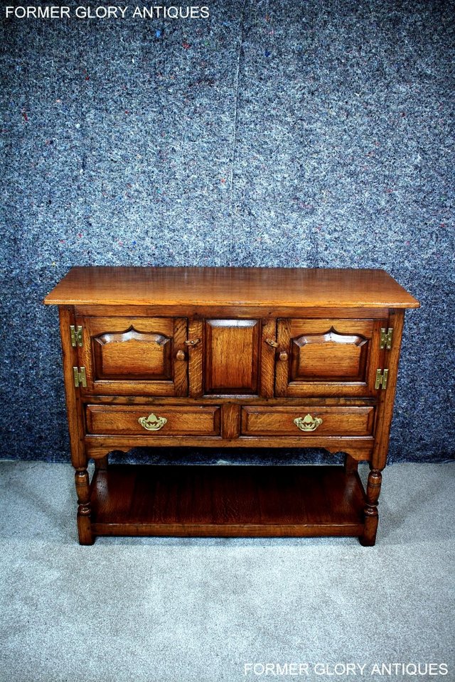Image 45 of TITCHMARSH AND GOODWIN HALL CREDENCE CABINET SIDEBOARD