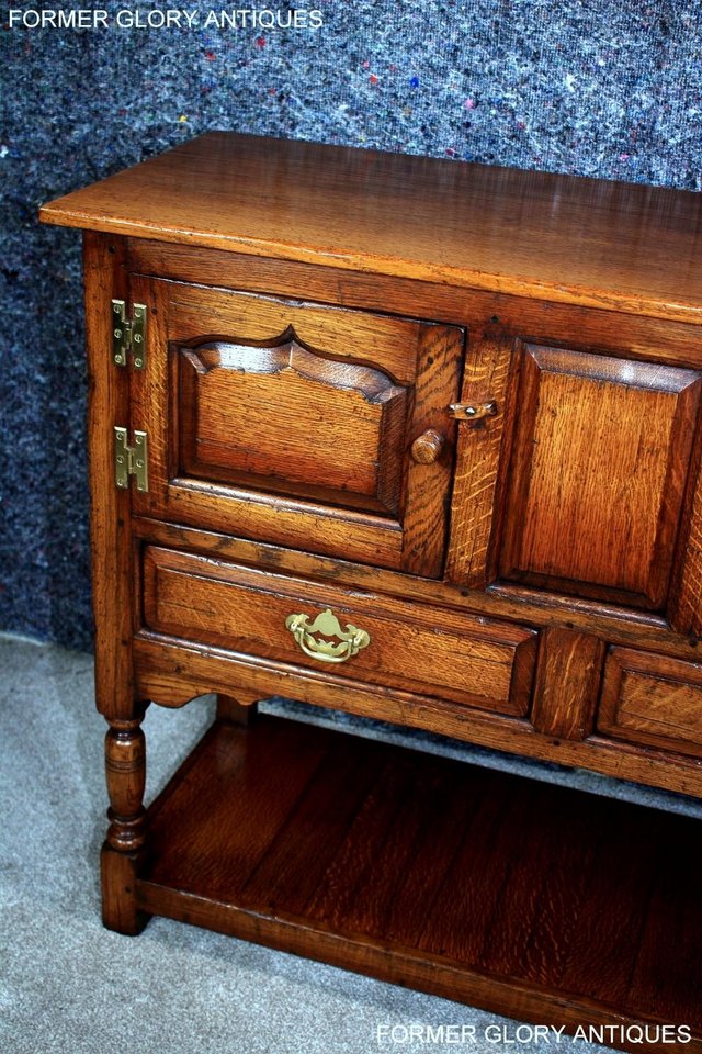 Image 48 of TITCHMARSH AND GOODWIN HALL CREDENCE CABINET SIDEBOARD