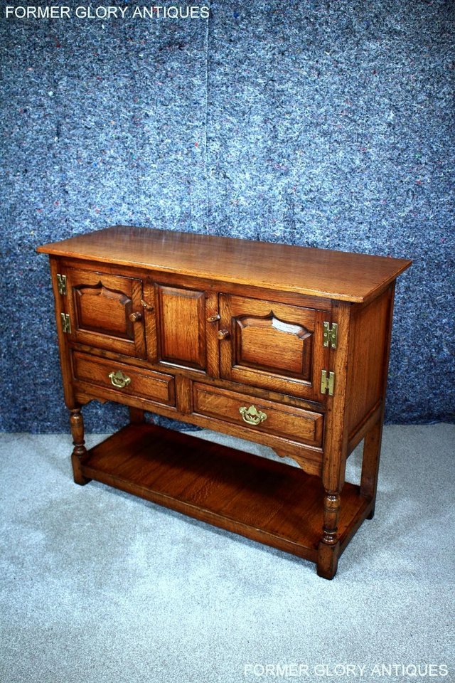 Image 49 of TITCHMARSH AND GOODWIN HALL CREDENCE CABINET SIDEBOARD