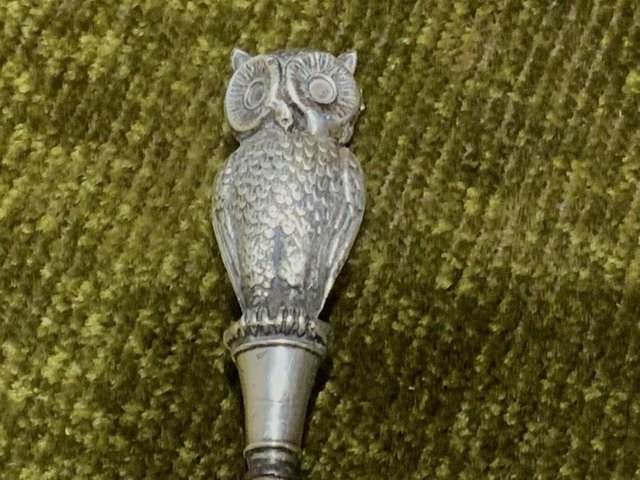 Image 2 of Silver owl double side heads shoehorn