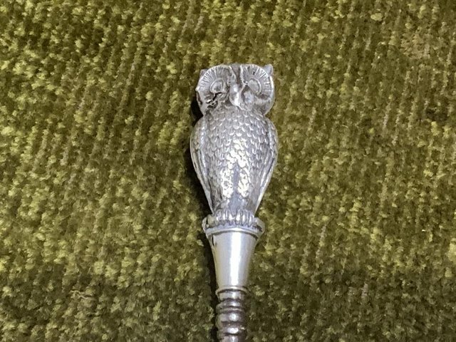 Image 3 of Silver owl double side heads shoehorn