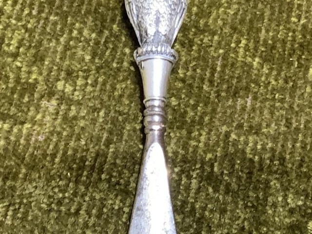 Image 6 of Silver owl double side heads shoehorn