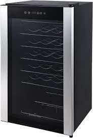 Preview of the first image of RUSSELL HOBBS 34 BOTTLE WINE COOLER-BLACK-TEMP 5-18 DEGREES-.