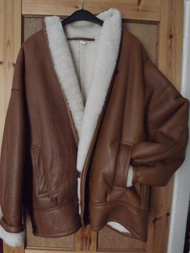 Preview of the first image of Sheepskin jacket size 44.