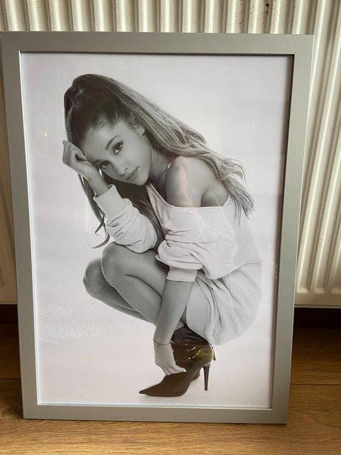 Preview of the first image of Ariana Grande Framed Picture - as new.