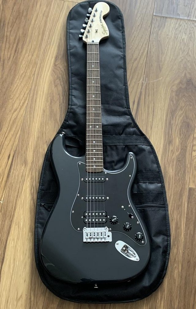 Preview of the first image of Squier Stratocaster guitar unused.